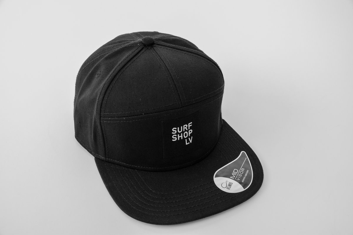 SURFSHOP.LV cepure 7 paneļu, logo izšūts